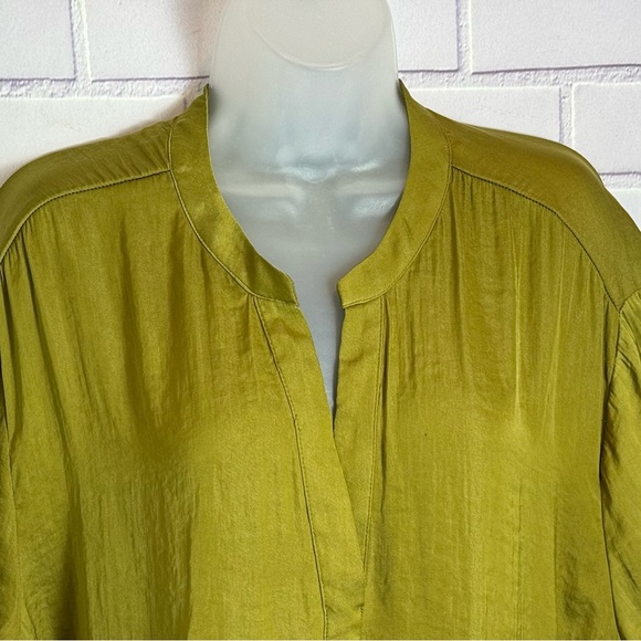 RACHEL Rachel Roy women green olive Casual blouse/ size 3XL - Picture 3 of 7